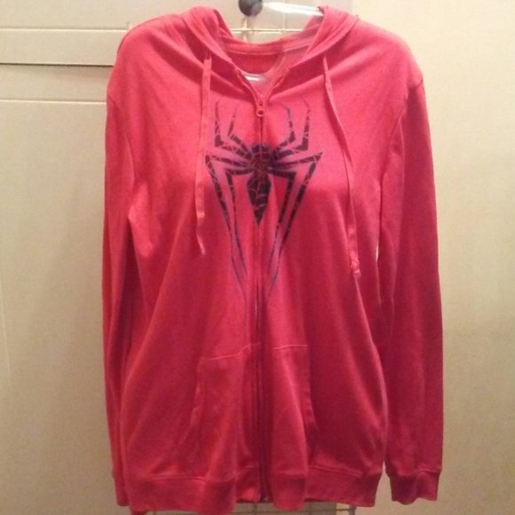 Spiderman zippered hoodie - size small - women's but could be unisex - Picture 1 of 4